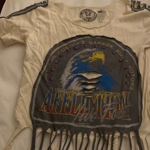 Off white Affliction top